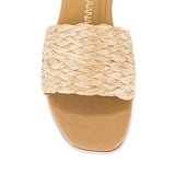 Key Largo Braided Raffia Sandal - Natural