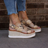 Idrah Wedge - Tobacco