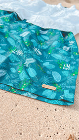 Shark Swim Trunks - Green Monkey