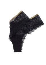 Areca Lace Tanga - Black