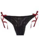 Eucalyptus Tie-Side Panty - Black