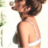 Violet Sparkly Bralette - Baby Pink