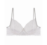 Magnolia Lace Lurex Bra - Black