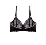 Magnolia Lace Lurex Bra - White