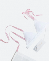 Rose Tulle Bralette - Black & Wine