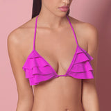 Triangle Ruffle - Pink