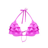 Triangle Ruffle - Pink