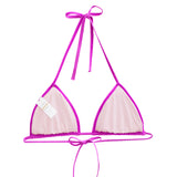 Triangle Ruffle - Pink