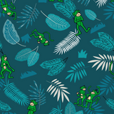 Turtle Swim Trunks - Green Monkey