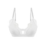 Violet Sparkly Bralette - White