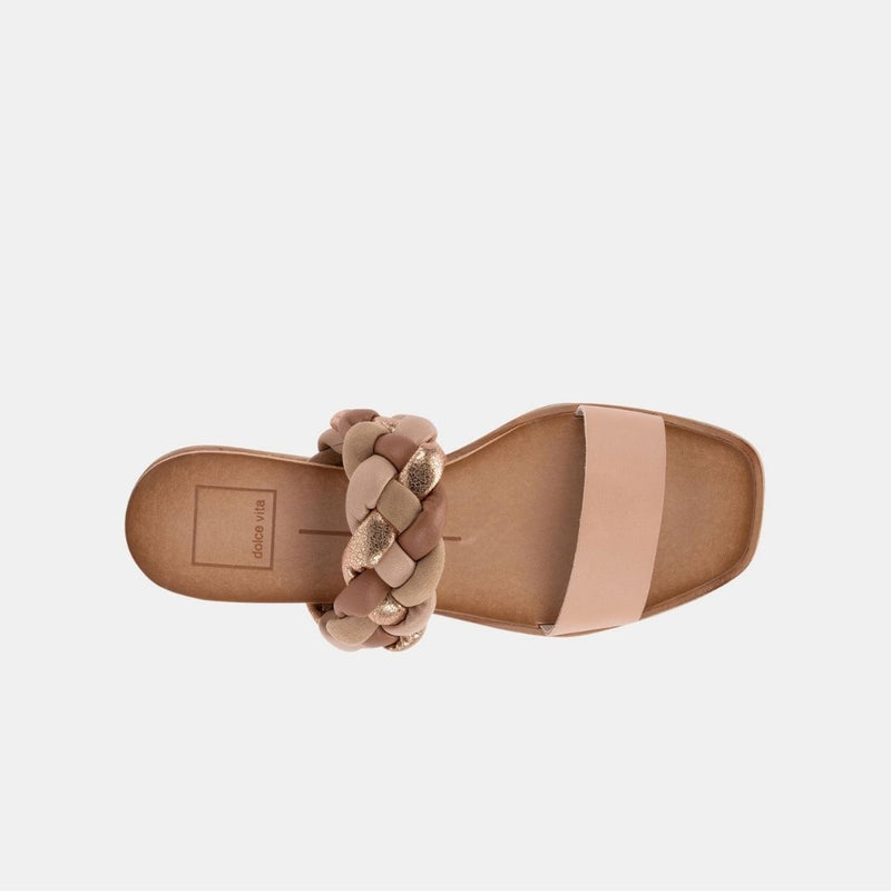 Persey sandals in natural multi Clearance